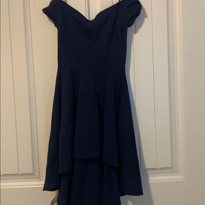 💙blue off the shoulder dress💙